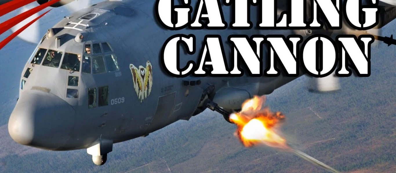 Βίντεο: Πυροβόλα Gatling εν δράσει - Καταιγίδα φωτιάς